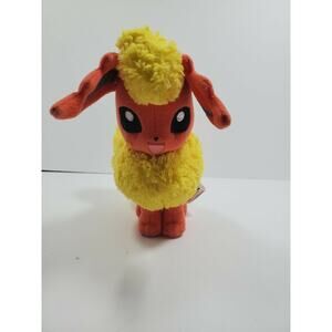 Flareon Legit B1902A Pokemon Takara Tomy Plush Stuffed 7" Toy Doll Japan